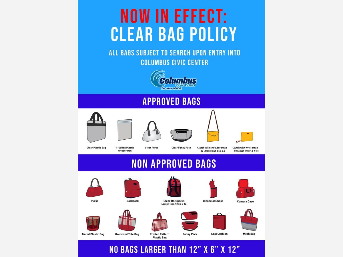 CCG: Civic Center Clear Bag Policy