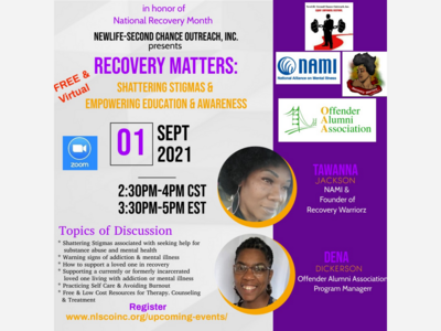 NLSCO Event: #RecoveryMatters