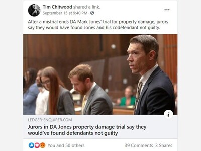 Tim Chitwood Reports:  District Attorney's Mistrial 