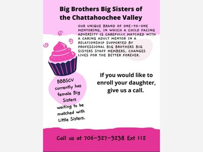 Big Brothers Big Sisters of Chattahoochee Valley Looking for Mentors