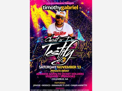 Lion & Lamb Music presents ... timothygabriel: 'Christ or Die Testify'