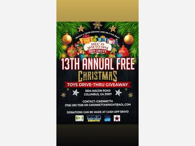Reach 4 Your Dreamz Presents ... 13th Annual Free  Christmas