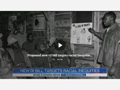 CBS Evening News Reports: Many Black veterans were denied G.I. Bill benefits after World War II...
