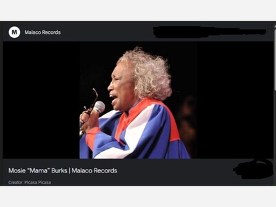 On the Eve of the Transitioning of  Mama Mosie  Burks
