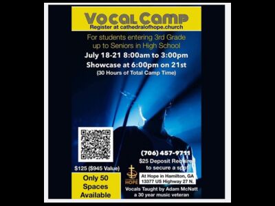 Vocal Camp for Children and Teens