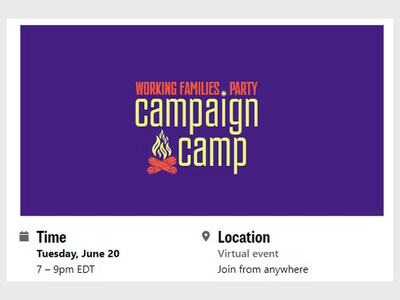 WFP Working Family Campaign Camp