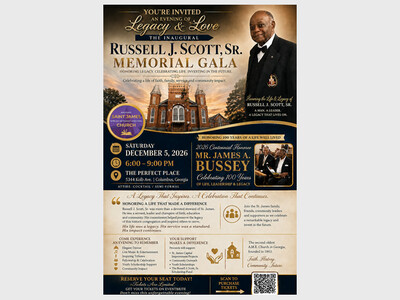 1st ANNUAL RUSSELL J SCOTT MEMORIAL GALA
